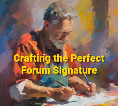 Crafting the Perfect Forum Signature