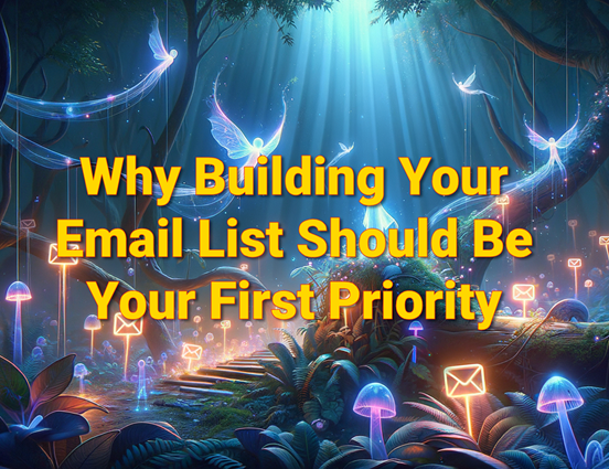 Why building your email list should be your first priority