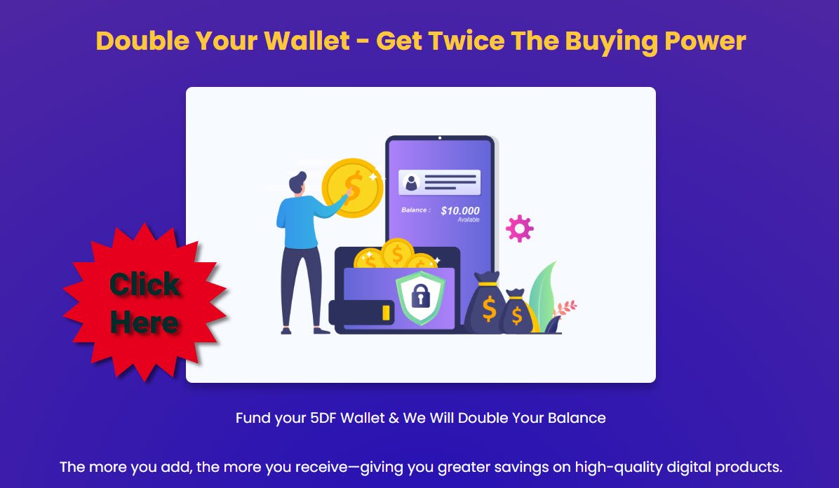 "Double Your Wallet" Giveaway gives you twice the Purchasing Power.